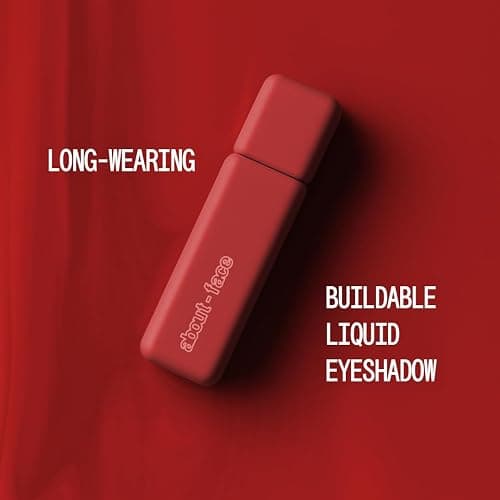 about-face Matte Fluid Eye Paint Scream of Consciousness – High-Pigment Liquid Eyeshadow, Long-Lasting, No-Budge Matte Finish, Vegan & Cruelty-Free (Primary Red) thumbnail 2