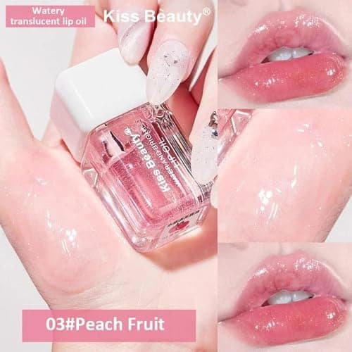 Alisesun 4-Piece Lip Oil & Gloss Kit - Hydrating, Plumping Lip Care with Pearl & Shimmer thumbnail 4