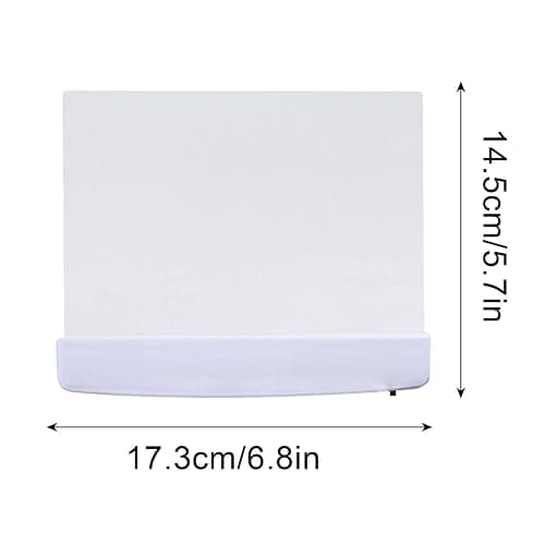 Juesi Flat Book Light Page Book Light for Reading in Bed at Night Clear LED Book Full Page Light Illuminator Panel Plate Lamp Board Wireless (White) thumbnail 8