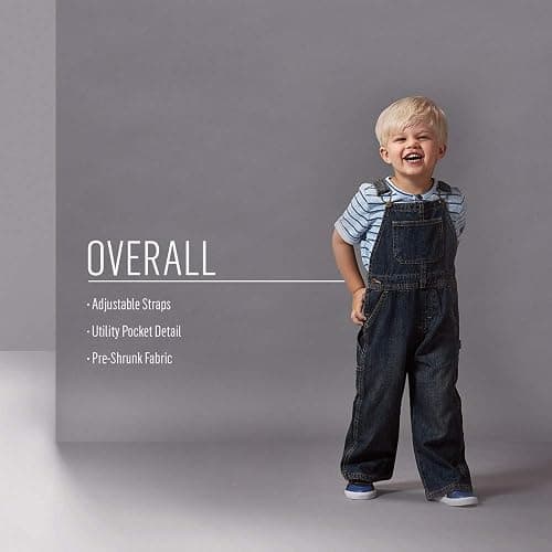 Wrangler Authentics Boys' Classic Denim Overall thumbnail 4