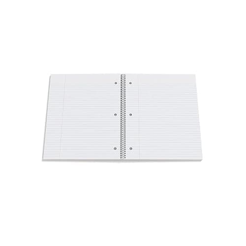 STAPLES Accel 1‑Subject Notebook, 8.5” x 11”, College Ruled, 100 Sheets, Purple thumbnail 3
