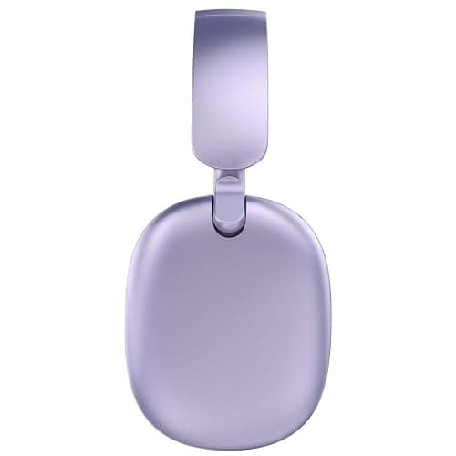 RORSOU C6 Active Noise Cancelling Headphones, Wireless Over Ear Bluetooth Headphones, 60H Playtime, Lightweight Folding Deep Bass Comfort Fit Ear Cups Headset with Mic for iPad/Travel/PC/Home Purple thumbnail 2