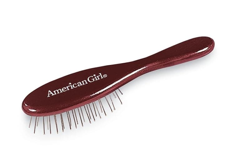 American Girl 18-inch Doll Accessories Doll Brush with Sturdy Wooden Handle and Wire Bristles, For Ages 8+ - Image 1