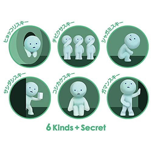 Dreams Smiski Glow in The Dark Figure, Toilet Series, Random Style, 1 Pack thumbnail 3
