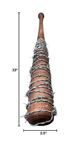 Walking Dead Lucille Negan Hardwood Replica Bat thumbnail 5