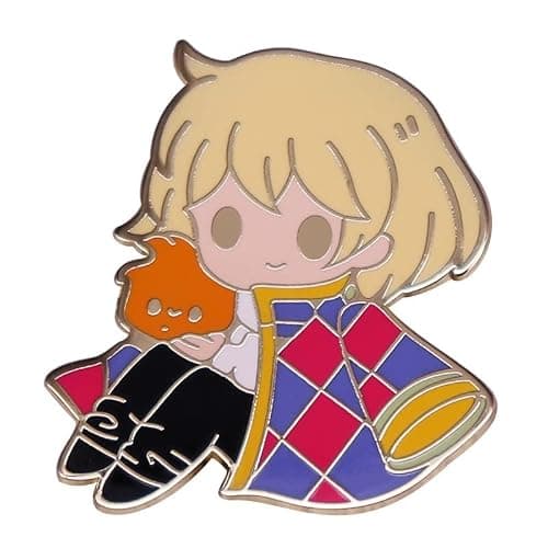 DJMANMENGG Howls Pin Anime Howl's Cosplay Pins Jewerly Merch Gifts For Men Women thumbnail 2
