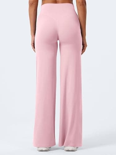 YEOREO Ease Workout Leggings Womens Straight Leggings Eddiy Gym Yoga Pants | 29"/31.5"/33"/35",No Front Seam,High Waist,Buttery,Booty Lifting,Wide Leg thumbnail 4