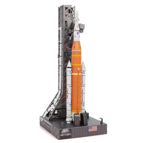 Metal Earth Premium Series Artemis Moon Rocket 3D Metal Model Kit Fascinations thumbnail 5