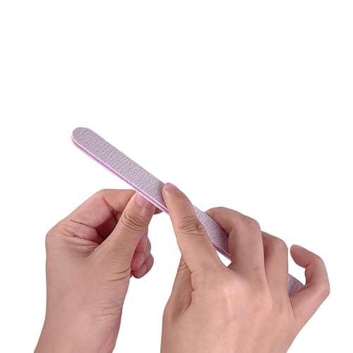 50 Pcs Nail File, Emery Board Nail Files for Acrylic Nails and Natural Nails, 100/180 Grit Double Sided Fingernail File Gel Nail Professional Reusable Washable Manicure Pedicure Kit Set Gray thumbnail 5