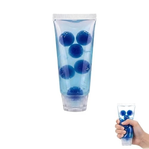 Toothpaste Squishy Toy,Squeeze Stress Ball,Slow Rising Squishy for Stress Relief,Soft Sensory Fidget Adults for Birthday and Party Decorations(Blueberry) - Image 1