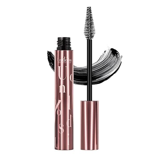 Unidollss Tubing Mascara Black Length & Volume with Lash-Nourishing Serum, No Clumps, Smudge-Proof Lash Extension Effect, Washable, Cruelty-Free & Gluten-Free, Safe for Sensitive Eyes - Black