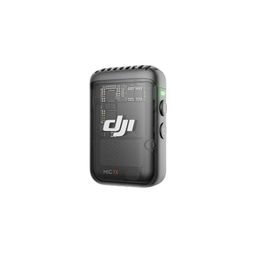 DJI Mic 2 Transmitter (Shadow Black), Wireless Microphone with Intelligent Noise Cancelling, 14-Hour Internal Recording, 6-Hour Battery, Magnetic Attachment, Bluetooth Microphone, YouTube, Vlogs - Image 1