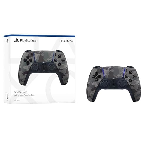 PlayStation Sony 5 DualSense Wireless Controller - Gray Camouflage (Renewed) thumbnail 7