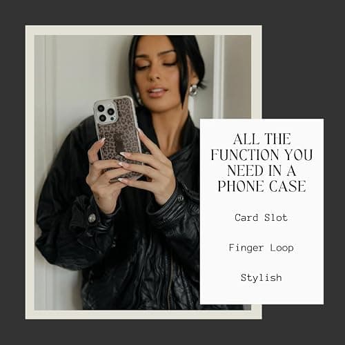 Walli Cases for iPhone 15 Pro Max Case Aesthetic Sport Wallet Phone Case Card Holder, Securely Holds up to 2 Cards - Cute, Trendy Phone Cover fits iPhone 15 Pro Max, with Finger Strap thumbnail 4