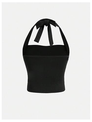  Sleeveless Halter Tops thumbnail 6