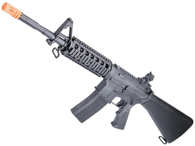 Evike Airsoft - Matrix M4 GBB M4-Style Gas Blowback Airsoft Rifle w/Reinforced WA System (Model: Full Stock M4 RIS) - Image 1