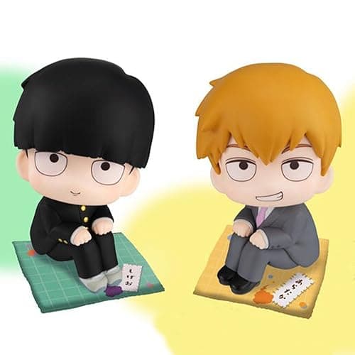 QAHEART 2PCS Mob Figure Reigen Arataka Look Up Figure, 11cm Kageyama Shigeo Action Figure Model Statue Cake Topper Decoration Handmade Collectible Gifts for Fans - 2pcs - 11cm thumbnail 2