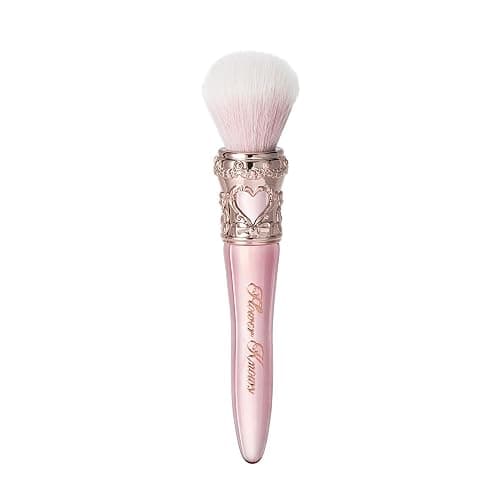 Flower Knows The Sweetie Bear Collection Rounded Blush Brush(Strawberry Pink) - Image 1