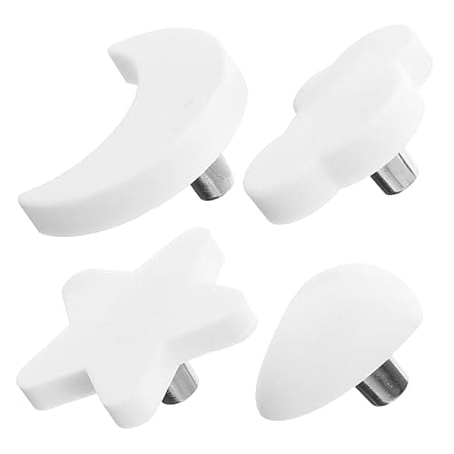 Uonlytech 8pcs Kawaii Dresser Knobs for Girls Star Cloud Heart Moon Decorative Cabinet Handles Boys and Girls Bedroom Wardrobe thumbnail 4