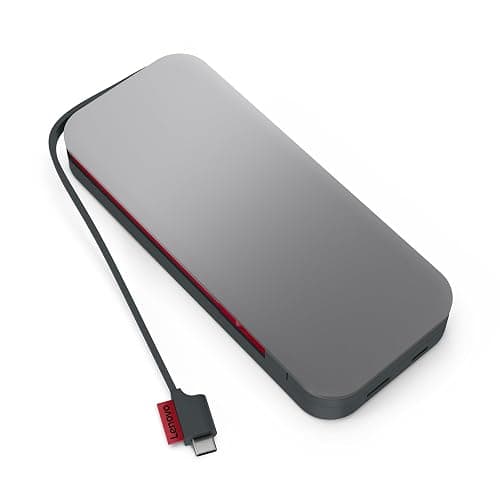 Lenovo Go USB-C Laptop Power Bank 20,000 mAh, 2xUSB-C, 1xUSB-A, <3h Recharging Time, Storm Grey thumbnail 3