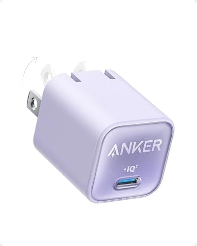 Anker Nano Phone Charger, 30W Portble and Foldable USB C GaN Charger | For iPhone 18 Pro/17/17 Plus/17 Pro Max/16/16 Plus/16 Pro Max/15 Pro Max, Galaxy, iPad, and MagSafe-Compatible Accessories - Image 1