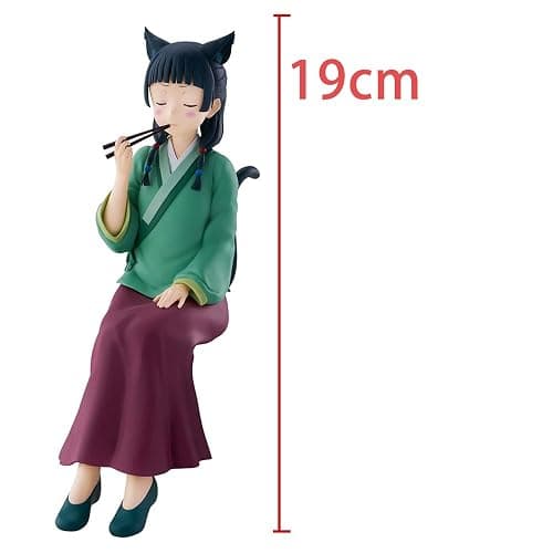 MABAIUDE 2pcs Maomao Figure Maomao Statue - 1/7 Scale Sitting Pose Hanfu Version Mao Mao Figure Model - PVC Anime People Collectibles Desktop Decoration Gifts for Fans thumbnail 3