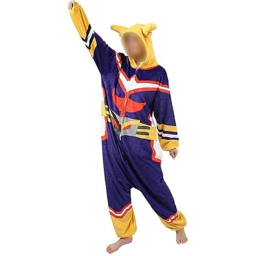 JEQHOZ Anime Costume Adult Onesie Pajamas Cute Cartoon Pattern Unisex Warm Pajamas thumbnail 4
