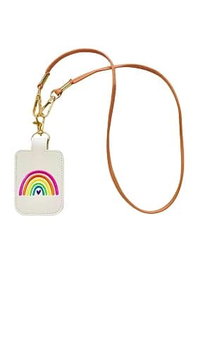 Classroom Doorbell Together with Button Holder for Classroom Management, AC Doorbell with Teacher Lanyard Pouch ID Holder, Classroom Teacher Must Haves, Doorbell for Teachers (White Rainbow) thumbnail 6