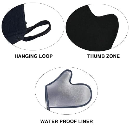 4Pack Self Tanning Mitt Set, 1 Self Tan Mitt, 1 Self Tanner Lotion Back Applicator, 1 Self Face Tanning Brush, 1 Exfoliating Glove, Self Tan Kit (4pack tanning applicator) thumbnail 2