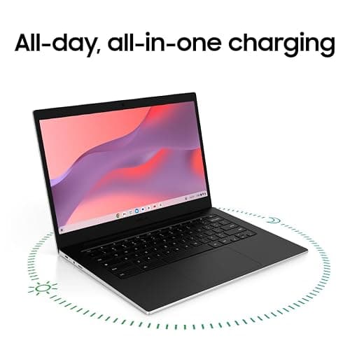 Samsung 14" Galaxy Chromebook Go Laptop PC Computer, Intel Celeron N4500 Processor, 4GB RAM, 64GB Storage, ChromeOS, XE340XDA-KA2US, Student Laptop, Silver thumbnail 2