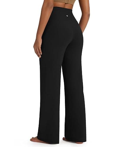 G4Free BareFeel High Stretch Yoga Pants Women Soft High Waisted Casual Wide Leg Pants with Pockets thumbnail 2