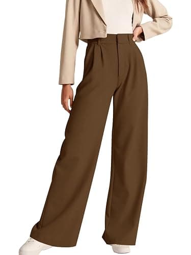 NIMIN High Waisted Work Pants for Women Business Casual Outfits 2025 Office Dress Pants Trousers with Pockets - Image 1