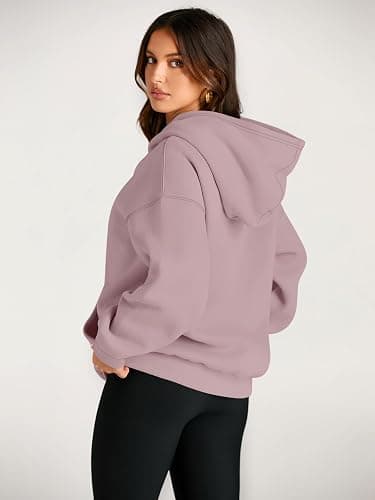 Trendy Queen Womens Oversized Hoodies Fleece Sweatshirts Fall Fashion 2025 Pullover Sweaters Winter Clothes thumbnail 4