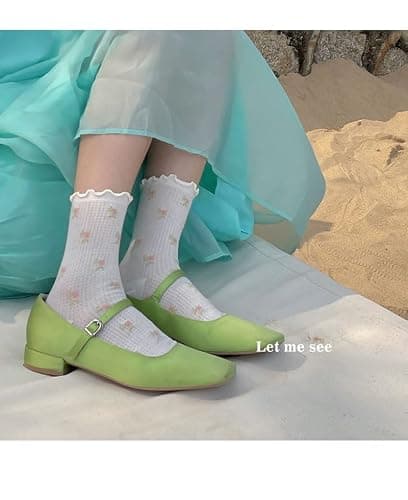 LOUIE SILNA Women Ankle Socks,Sports Breathable Fashion Lace Flash stitching flowers Frilly Ankle Socks thumbnail 7
