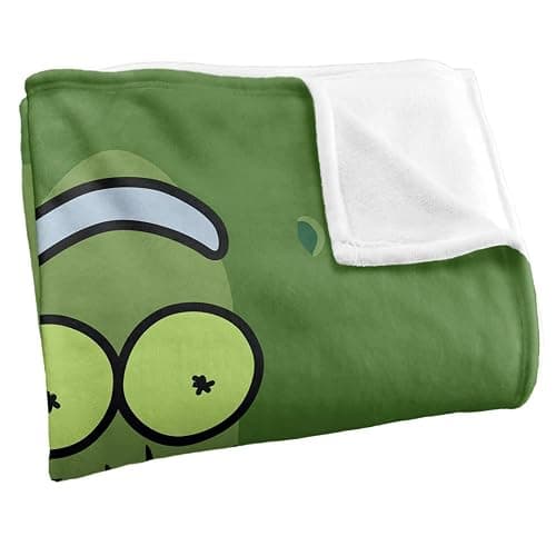 Rick and Morty Pickle Rick Silky Touch Super Soft Throw Blanket 36" x 58",Multi thumbnail 4