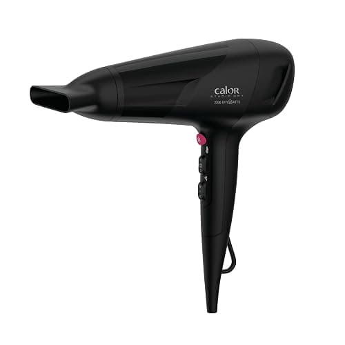 Calor Studio Dry Sèche-cheveux, Technologie Effiwatts pour une consommation d'énergie réduite, 6 réglages de vitesse/température, Concentrateur, Touche air frais, Grille arrière amovible CV5803C0 - Image 1