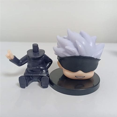 QAHEART 7PCS/Set Anime JJK Figure, Q Ver Itadori Yuuji Figure Model, 5-11cm Geto Suguru Figures Cake Toppers Fushiguro Toji Figures Model Desktop Decoration Party Supplies Gifts for Fans thumbnail 6