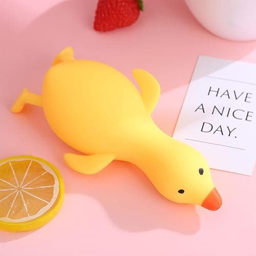MSRRTUSY 3Pcs Stretchy Duck Squeeze Toys,Squishy Stress Relief Toys for Adults and Kids,Squishy Fidget Toys,Party Favors for Kids,Birthday Gifts,Christmas,Easter Egg,Classroom Prizes thumbnail 2