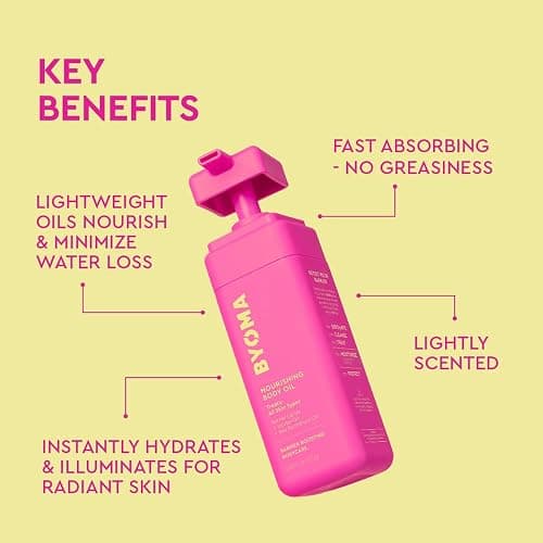 BYOMA Nourishing Body Oil - For All Skin Types - Lightweight, Fast-Absorbing Body Oil with Jojoba & Seabuckthorn - Hydrates, Brightens & Restores Skin Barrier - 6.76 fl oz thumbnail 4