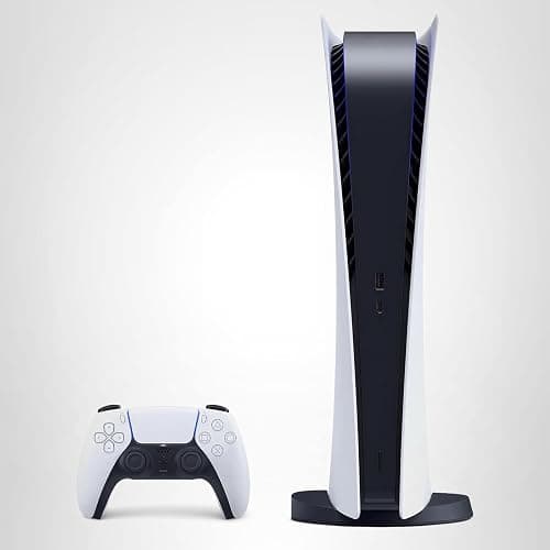 PS5 - Sony PlayStation 5 Digital Edition Gaming Console + Wireless Controller - 16GB GDDR6 RAM, 825GB SSD, 120Hz 8K Output, White thumbnail 6