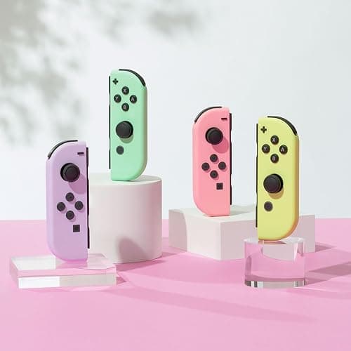 Nintendo Paire de Manettes Bluetooth Joy-Con Gauche Rose Pastel et Droite Jaune Pastel, Pour Switch thumbnail 3