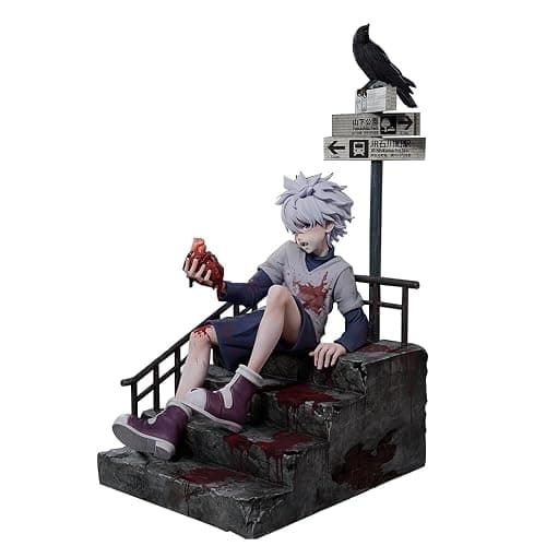 QAHEART Killua Zaoldyeck Figures, Anime Kurapika/Hisoka Figure Statues PVC Anime Action Figurine Ornaments for Fans 34CM thumbnail 3