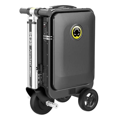 Airwheel SE3S Smart Rideable Suitcase Electric Luggage Scooter For Travel (black) - Image 1