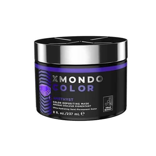 XMONDO Color Amethyst Depositing Mask, Purple Hair Dye, 8 Fl Oz | Semi-Permanent, Infused with Bond Booster & Hyaluronic Acid for Nourishment, Revitalization & Repair, Vegan Formula - Image 1