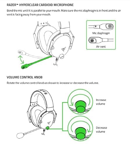 Razer BlackShark V2 X Gaming Headset: 7.1 Surround Sound - 50mm Drivers - Memory Foam Cushion - For PC, PS4, PS5, Switch - 3.5mm Audio Jack - Black thumbnail 9