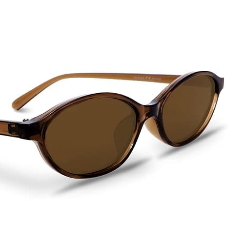 GUVIVI Retro Oval Sunglasses for Women Chic Cat Eye 90s Sunnies Lightweight Narrow Shades Trendy UV protection Sun Glasses thumbnail 9