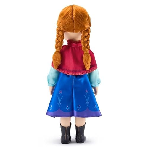 Disney Store Official Anna Once Upon a Story Doll - 16 Inch Disney Princess Toys Featuring Reflective Eyes with 3D Pupil and Iris, Detailed Costume, Hair Comb & Shoes - Comes in Display Box thumbnail 8