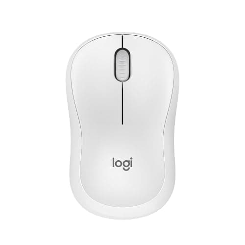 Logitech M240 Silent Bluetooth Mouse, Wireless, Compact, Portable, Smooth Tracking, 18-Month Battery, for Windows, macOS, ChromeOS, Compatible with PC, Mac, Laptop, Tablets - Off White - Image 1