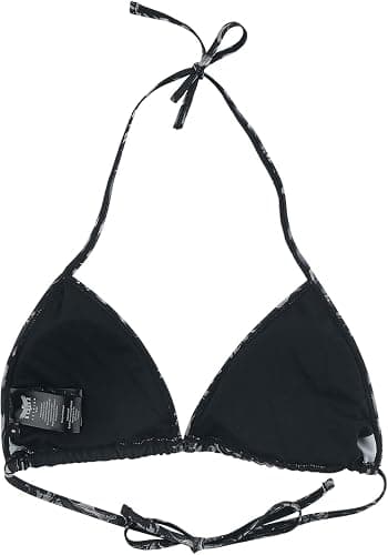 Black Premium by EMP Damen schwarzes Bikinioberteil zum Knoten im Nacken und Rücken thumbnail 3