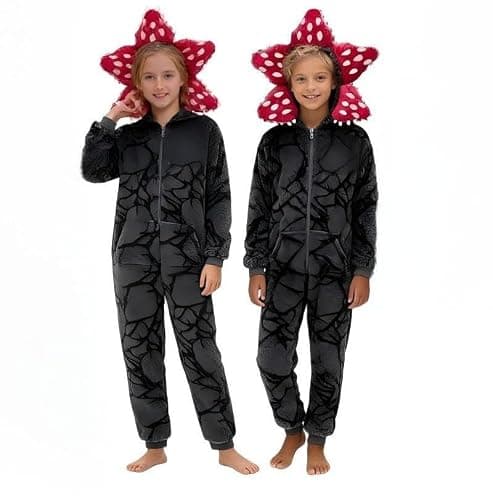 FFNXKLDZSW NXLYDZSW Unisex Cosplay Costumes,Flannel Animal Onesie Sleepwear Costumes for Girl - Image 1